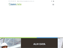 Tablet Screenshot of cahaya-utama.com